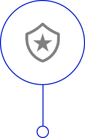 Star on shield icon